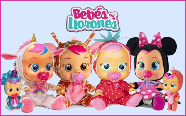 Bebe Llorones Mini Muñeca Bebé Llorona Buenas Noches Coney Con